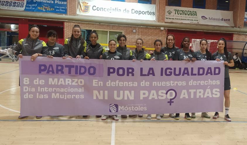 El Fútbol Sala Femenino se suma a los actos por el 8-M con un partido por la igualdad contra el Rayo Majadahonda