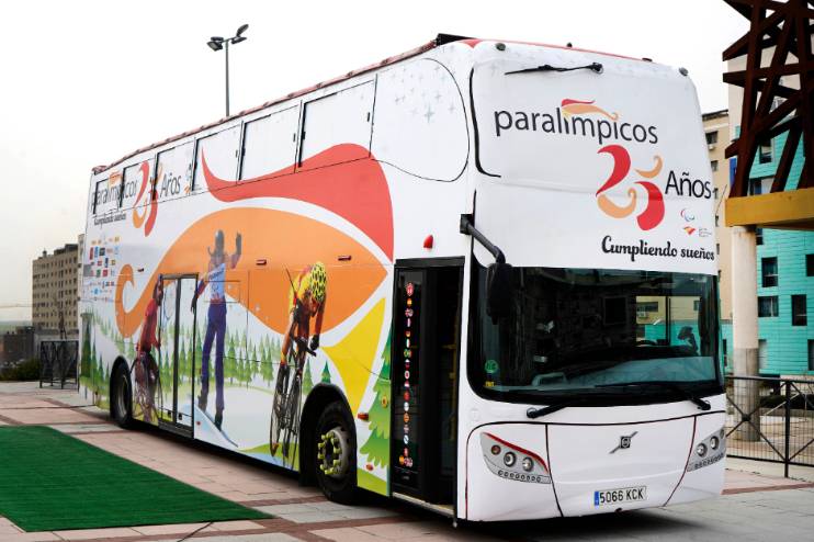 Autobús conmemorativo - Comité Paralímpico