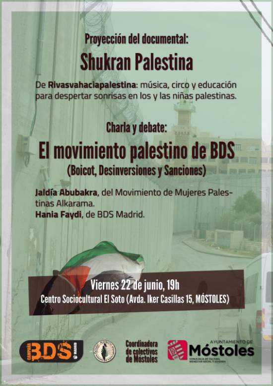 Cartel_Charla y debate_El movimiento palestino de BDS