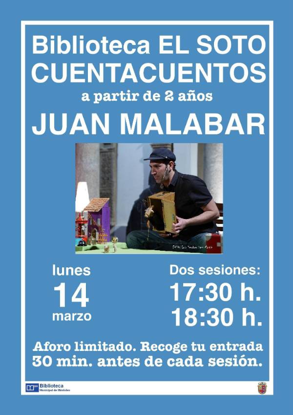 Cartel EL SOTO cuentacuentos Juan Malabar