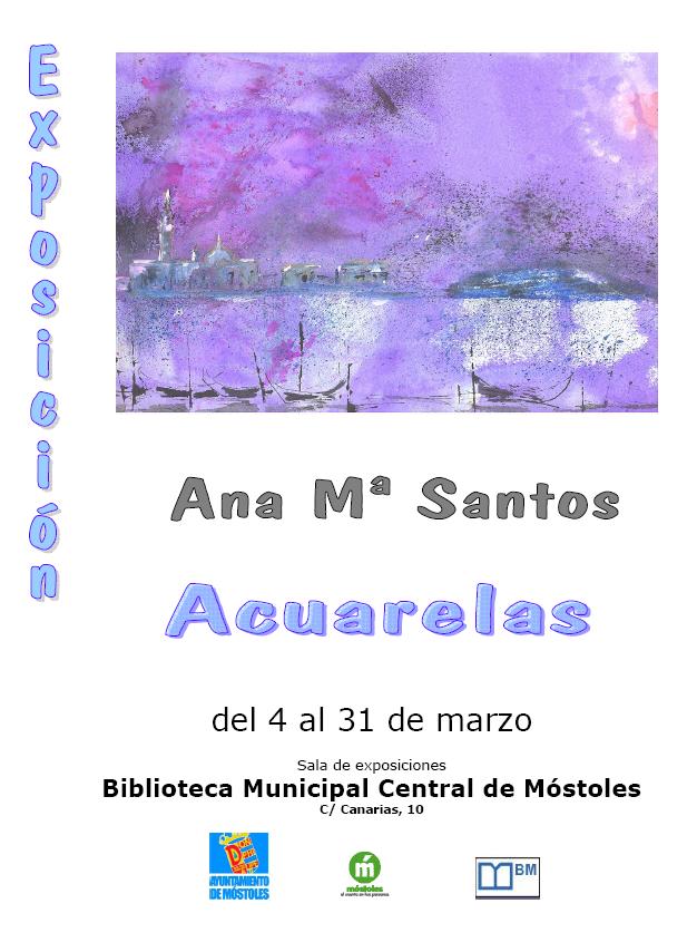 Expo Acuarelas Ana Mª Santos
