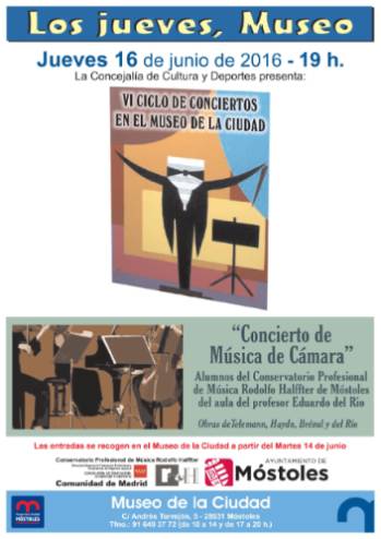 Cartel Concierto Musica de Camara
