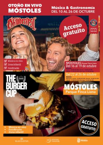 Otoño en Vivo Móstoles con conciertos de grandes artistas, el Oktoberfest y una Burger Cup (5)