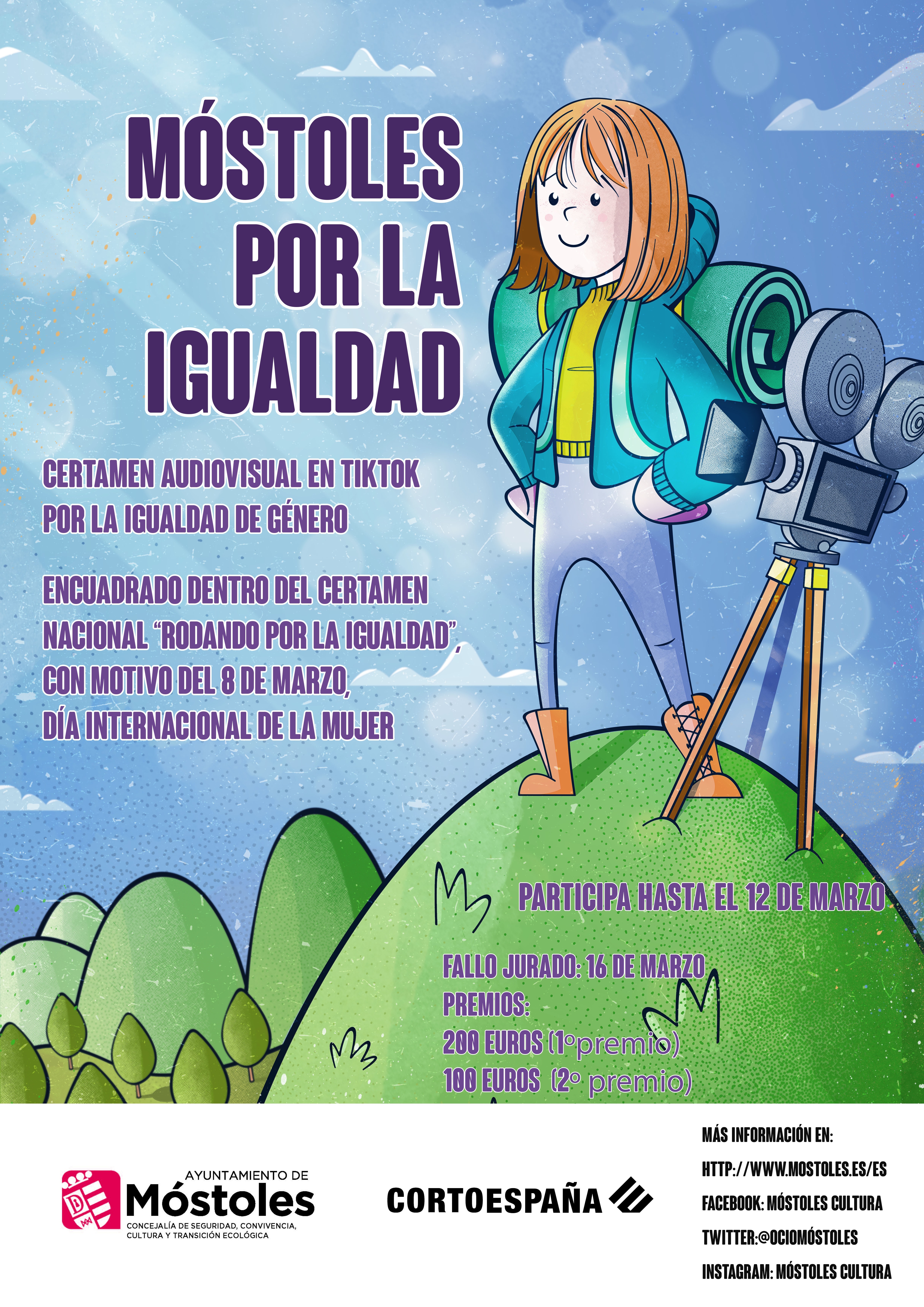 Cartel Móstoles por la igualdad