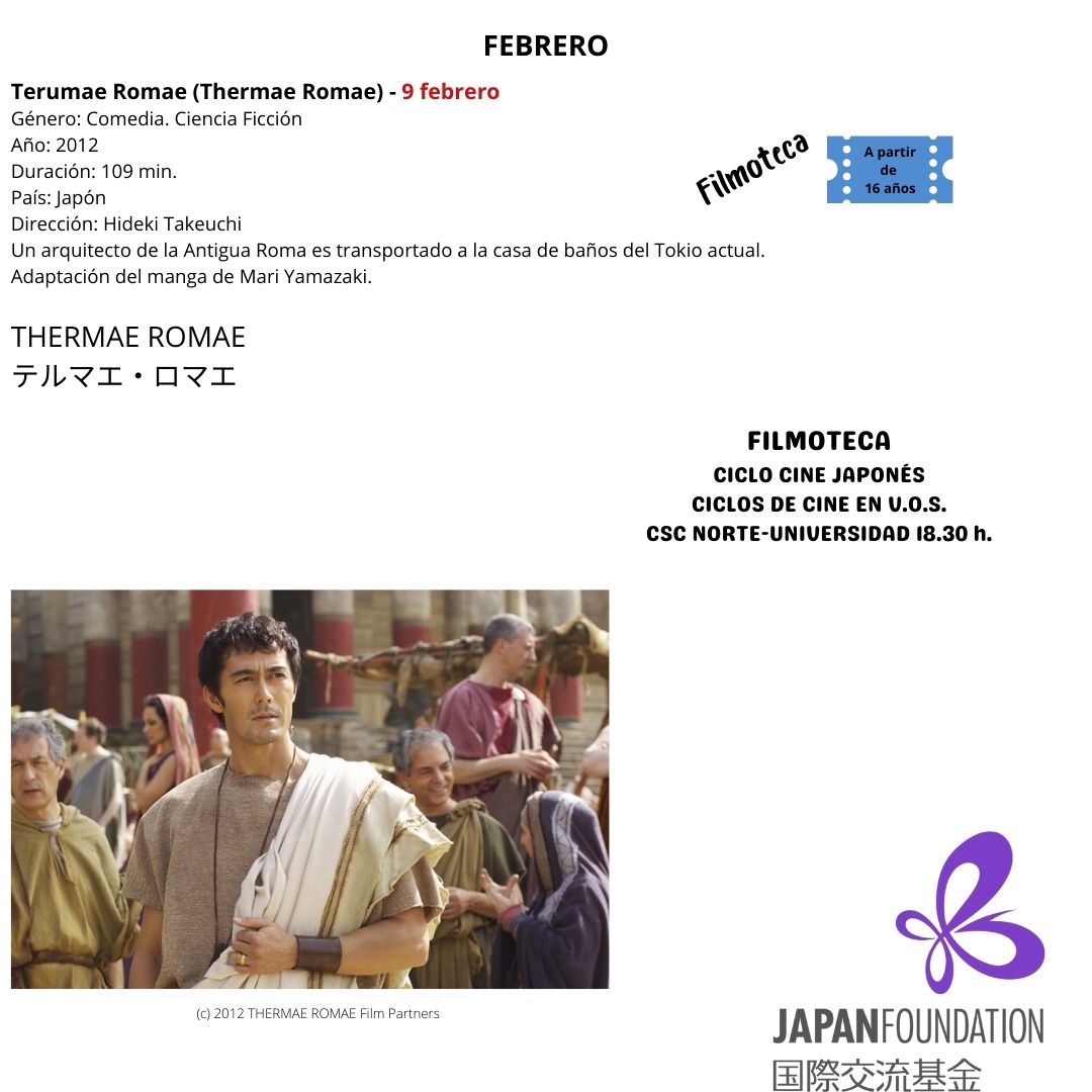 PELI_THERMAE ROMAE_ CICLO CINE JAPONÉS