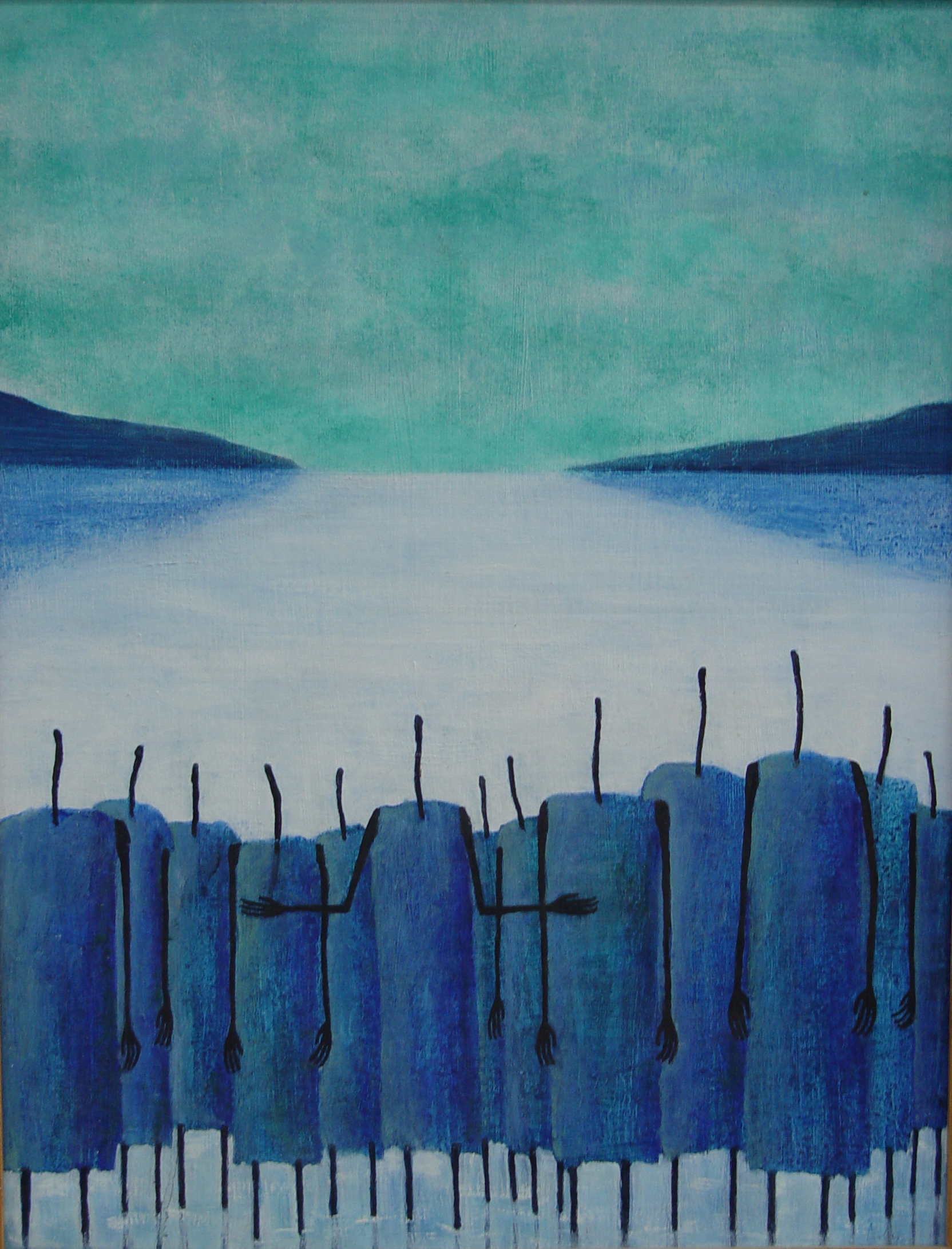 FOTO 6 silencio frente al mediterraneo. EXPO GRITOS