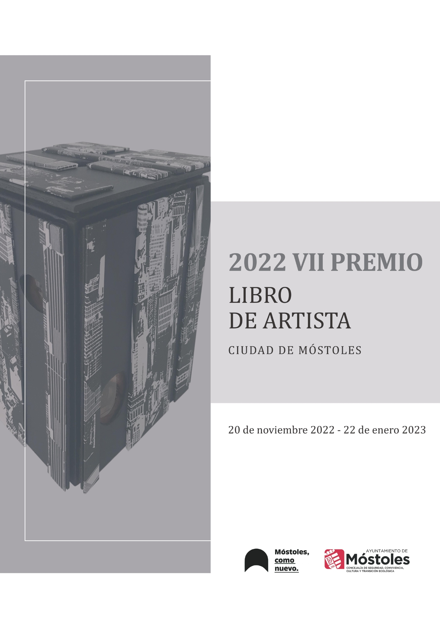 CARTEL EXPO_VII Libro de Artista_VILLA DE MÓSTOLES