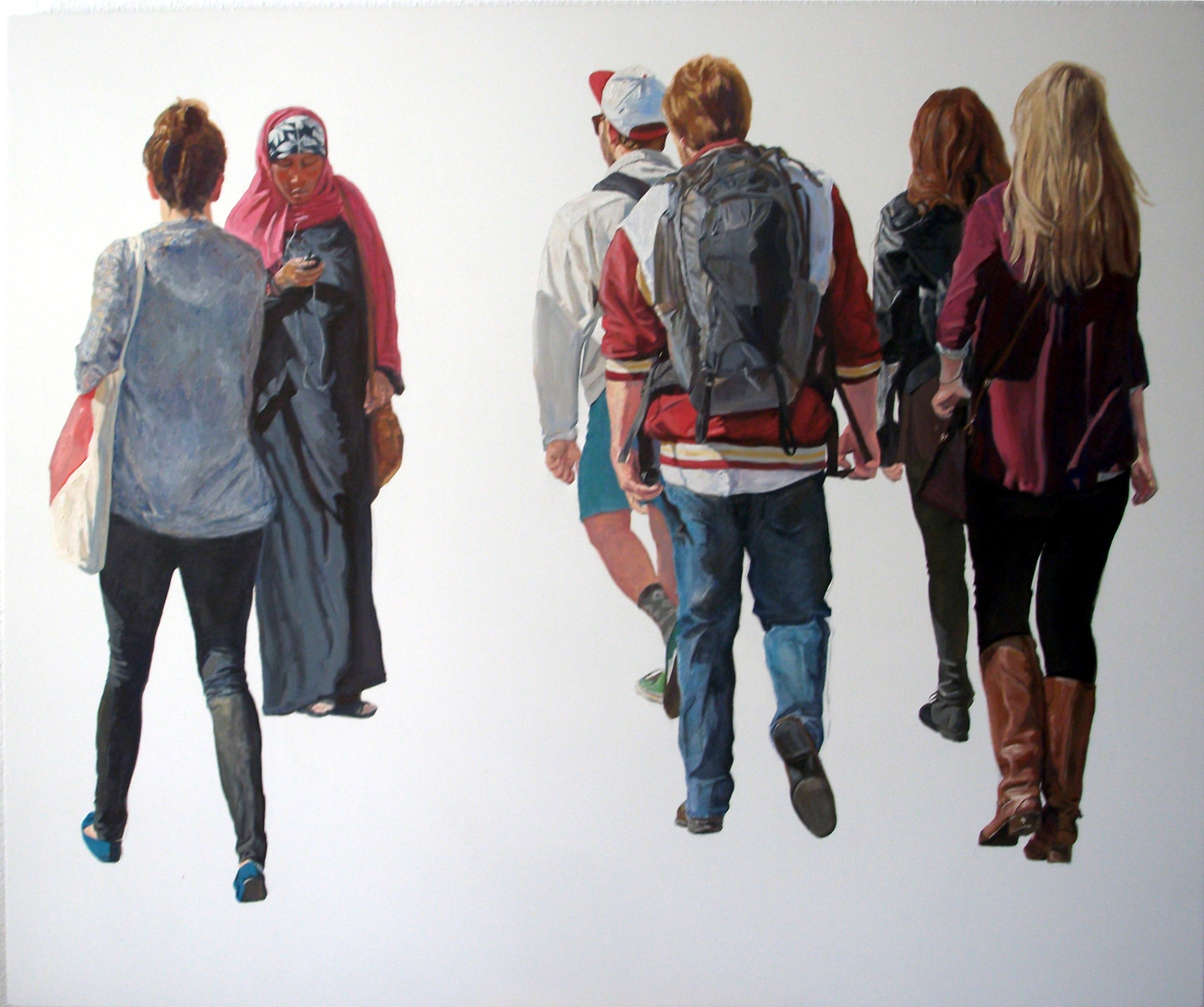 Jesús Manuel Moreno. FOTO EXPO LA LÍNEA BLANCA. C.C. VILLA DE MÓSTOLES