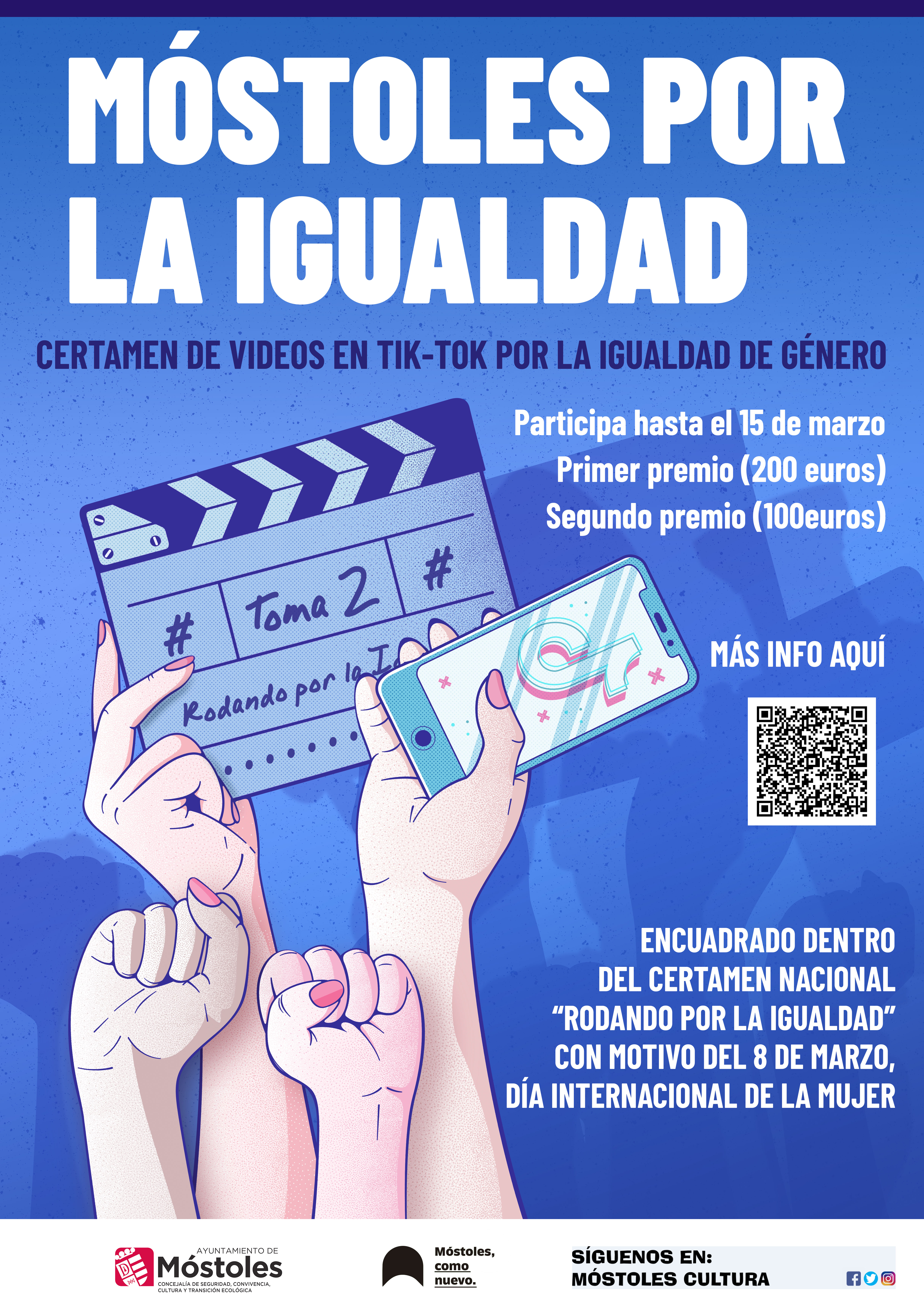 Cartel Móstoles por la igualdad