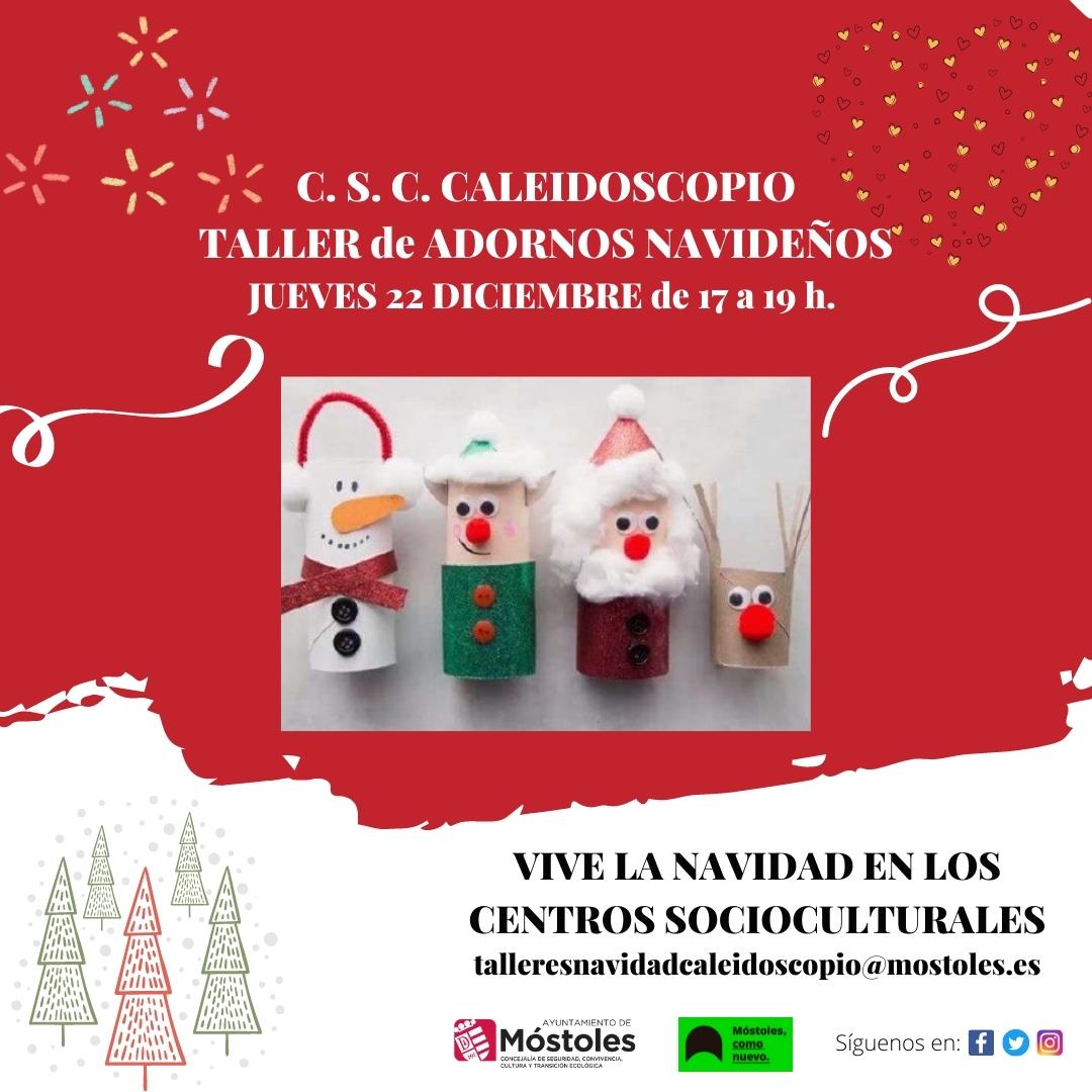 FOTO TALLER ADORNOS NAVIDEÑOS_CALEIDOSCOPIO