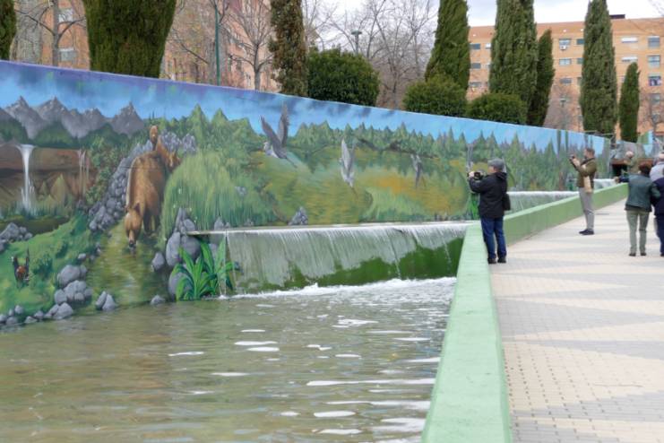Inauguración mural Parque de Los Rosales 5