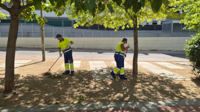 destacada Trabajos de limpieza y conservación de los parques de Móstoles (1)