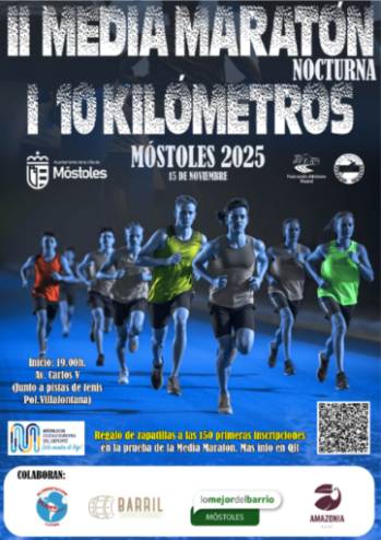 II Media Maratón Nocturna Ciudad de Móstoles