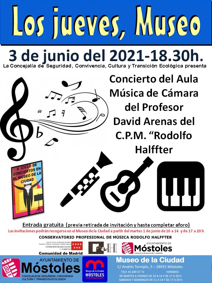 Cartel concierto 3 de junio