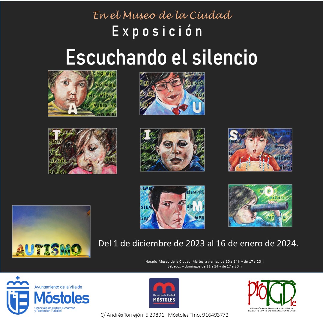 Cartel Exp. Escuchando el silencio - cuadrado