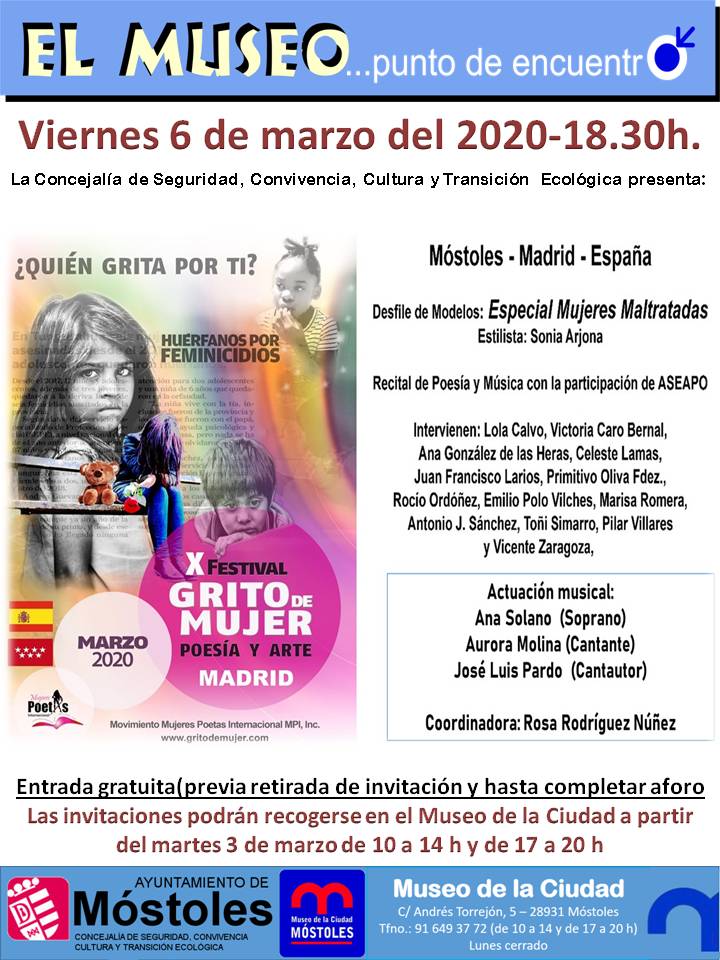 Cartel 6.3.20 Gritos de mujer