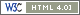 HTML 4.01 v&aacute;lido
