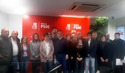 Reunion alcaldes PSOE-M semaforos A5