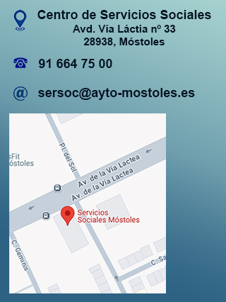 Contacto - Servicios Sociales. Este enlace se abrirá en una ventana nueva