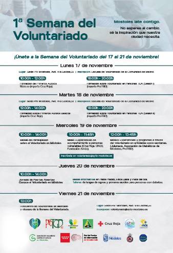 Programa de la Semana del Voluntariado 2025