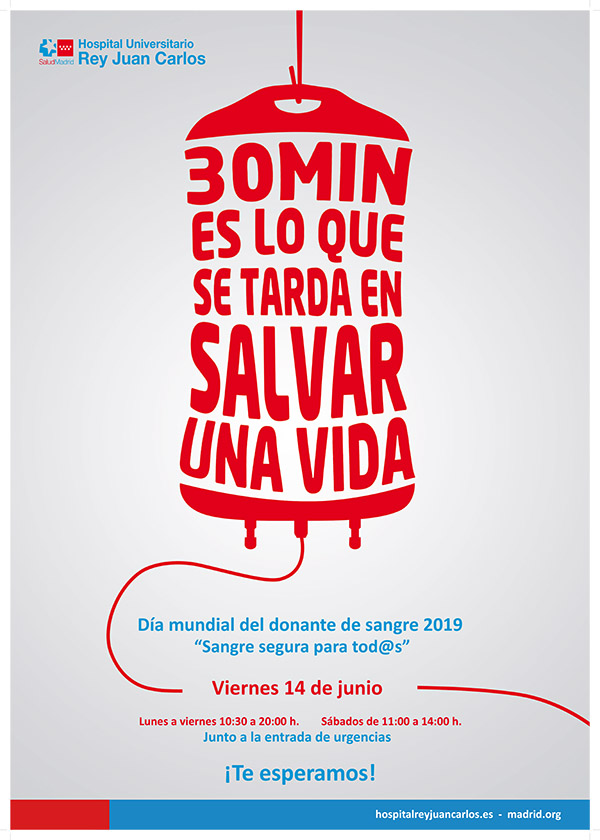 Cartel Día Mundial de donación de sangre 2019p