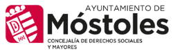 Logo Ayuntamiento Móstoles - Derechos sociales pequeño