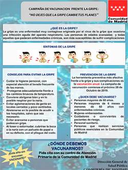 Información campaña frente a la gripe