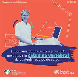 Cartel de OMS dia de Salud 2020 p