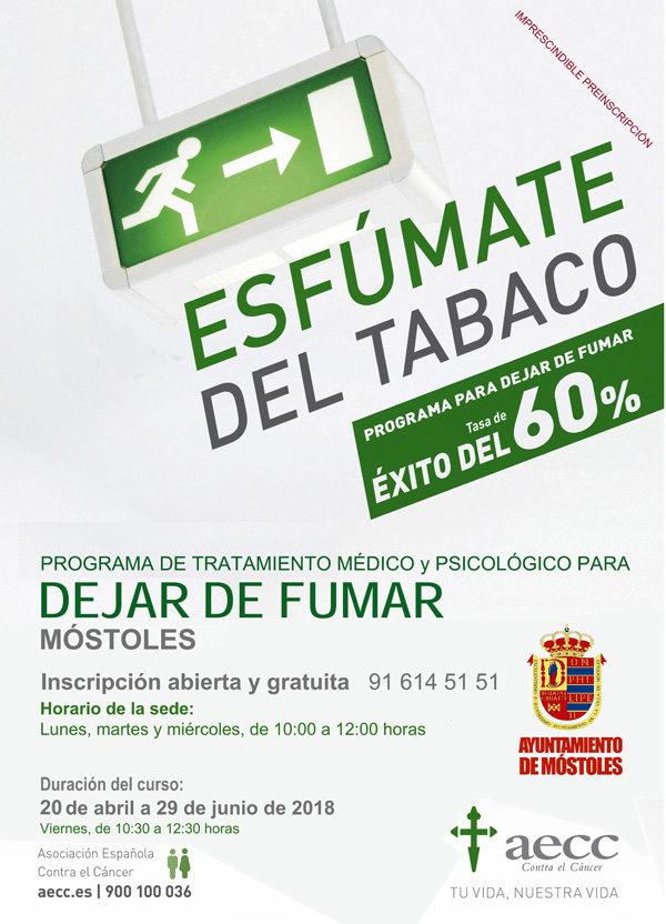 Curso Tabaco Mostoles Curso 2018
