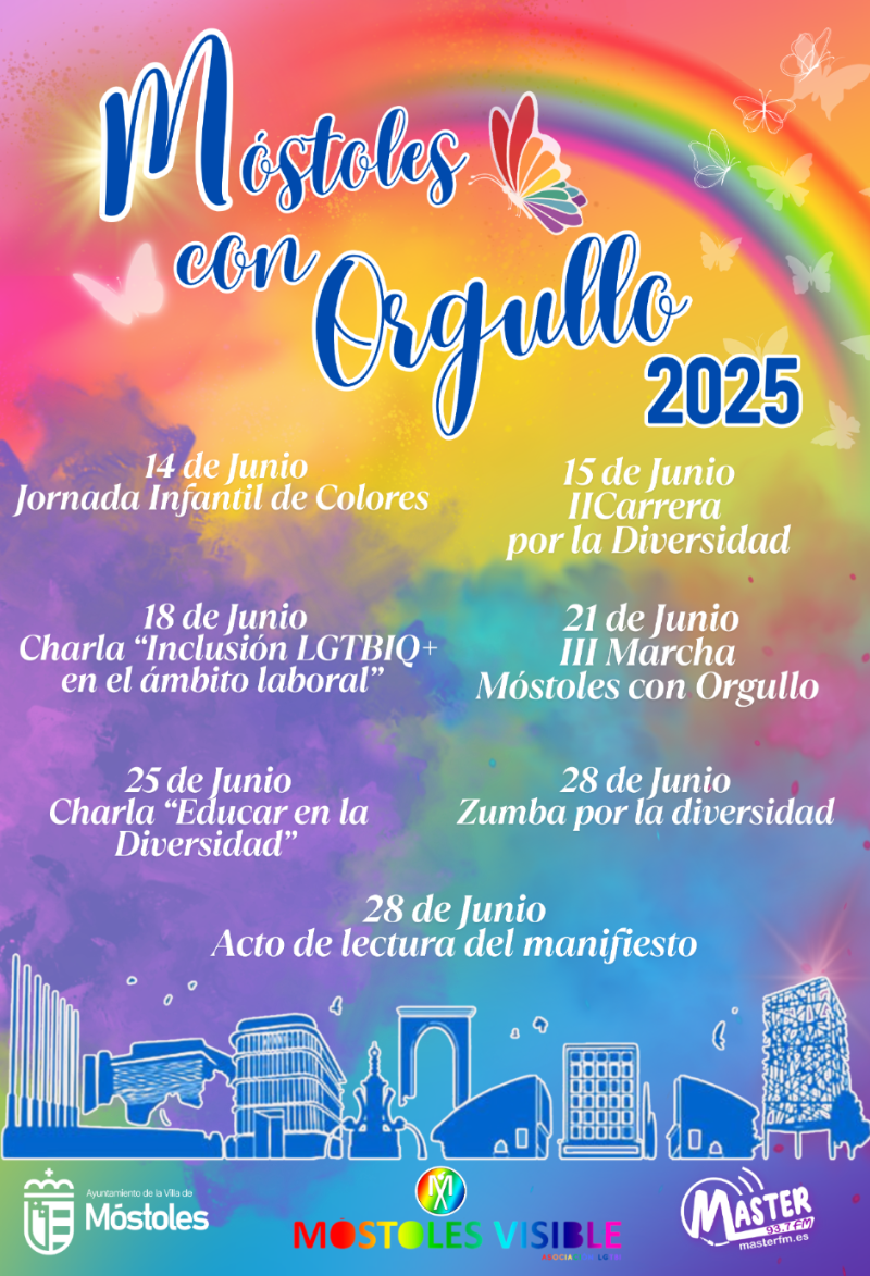Programación Móstoles con Orgullo - Junio 2025