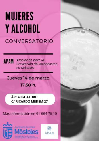 Charla -Coloquio Mujeres y alcohol - 14 de marzo de 2024