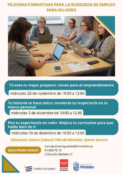 Cartel - Píldoras Empleo Mujeres