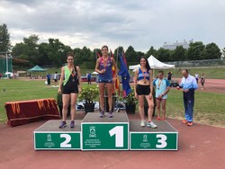 atletas de Móstoles, en el campeonato de España 1