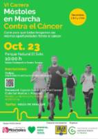 Cartel Móstoles Marcha contra el Cáncer 22