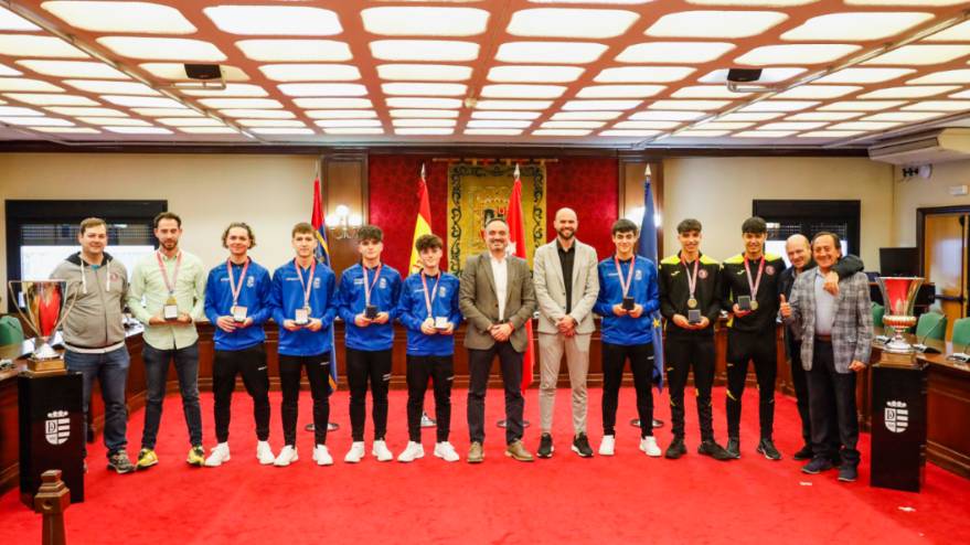 Recepción jugadores ganadores del Campeonato de Selecciones Autonómicas Sub-16 y Sub-19 de Fútbol Sala (1)