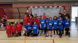 bejamines del Club Balonmano Móstoles