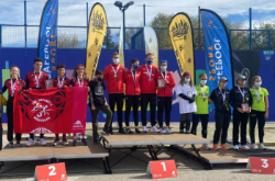 El Club Tri Infinity Móstoles subcampeón de Madrid de duatlón relevos mixto