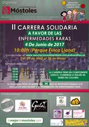 Cartel carrera enfermedades raras