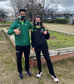 Santi de la Fuente y Carlota Gonzálezp