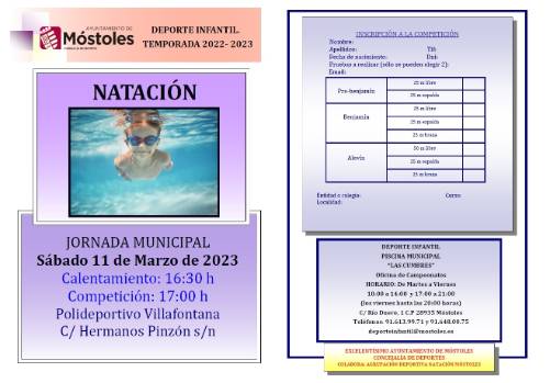 Jornada de natación infantil