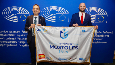 destacada Móstoles recibe en Bruselas el título de Ciudad Europea del Deporte 2026 (14)
