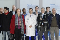 Mostoles C.F. Visitan Hospital Rey Juan Carlos