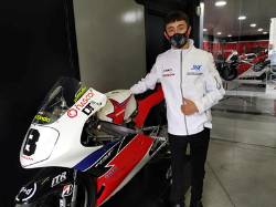El piloto Marco García da el salto al Mundial Junior de Motociclismo 1