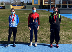 Cristina Parreño Tercera Campeonato de Madrid de MarchaP