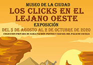 CARTEL EXPOSICIÓN CLICKS 2020_Museo de la Ciudad PEQ