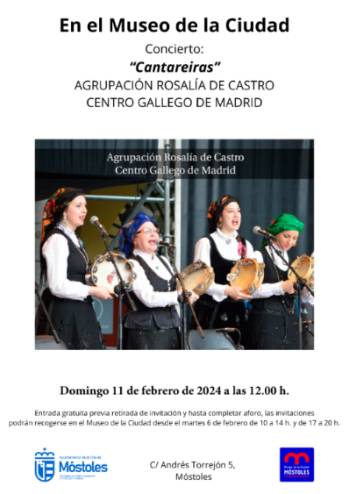 La centenaria Agrupación Artística Gallega “Rosalía de Castro” mostrará su repertorio de folclore gallego