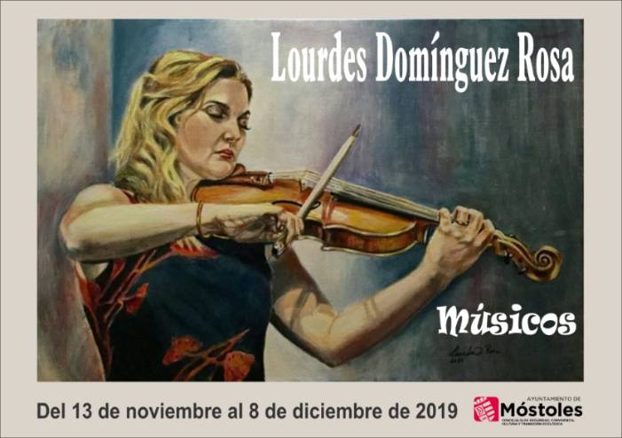 Portada Exposición "Músicos" de Lourdes Domínguez Rosa