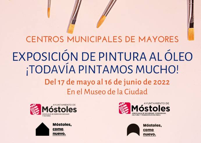 Cartel Expo óleo Museo Ciudad 2022