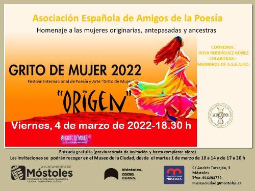 4 marzo Cartel Gritos de Mujer