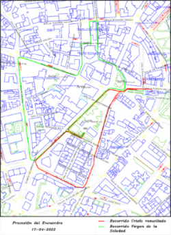 17 abril 2022 - Recorrido Procesión del Encuentro